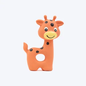 Tail Lovers Company TLC Giraffe Squeaky Chew Toy For Dog - Light Orange