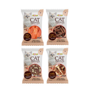 All4pets Cat Treat Combo – 50 Gm Each (Pack of 4)