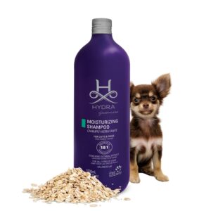 Hydra Groomer's Moisturizing Shampoo for Cats & Dogs, Oat Extract for Gentle Skin & Coat Cleansing, Soothing & Hydrating, 1 Liter